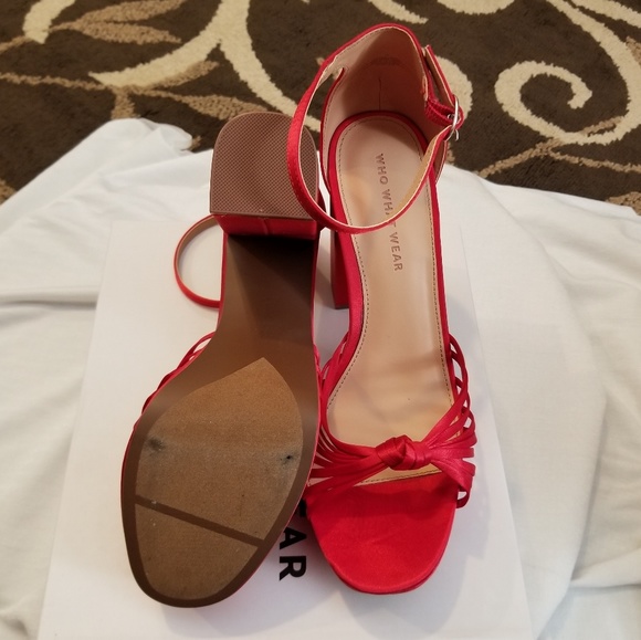 Red Ella Heels - Picture 7 of 8